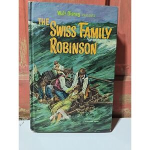 Vintage The Swiss Family Robinson Walt Disney Johann R. Wyss Whitman Books 1969